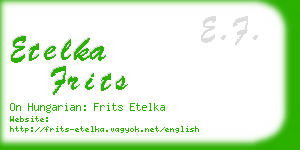 etelka frits business card